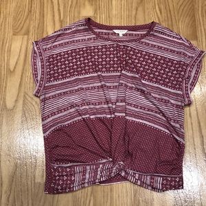 Lucky brand crop top